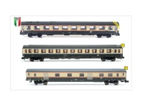 Pirata PI6161 - N - 3-tlg. Set Personenwagen 1. Kl. Benedetto Croce, FS, Ep. IV - Set 2